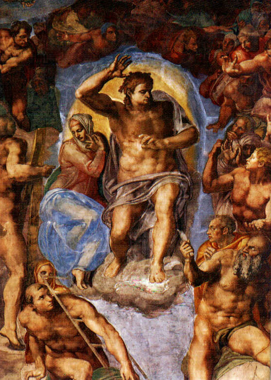  Le jugement dernier - Michel-Ange, Chapelle Sixtine, Vatican