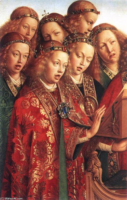 Jan Van Eyck - les anges musiciens