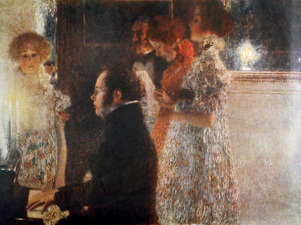 Schubert au piano par Gustav Klimt