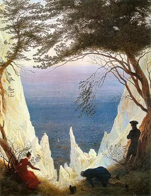 Caspar David Friedrich - Falaises de craie sur l'île de Rügen