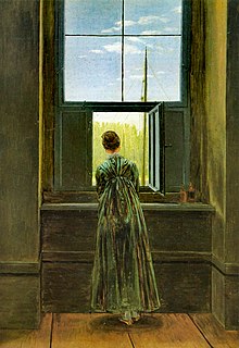 Caspar David Friedrich, Femme à la fenêtre, 1822 Caspar David Friedrich, Femme à la fenêtre, 1822