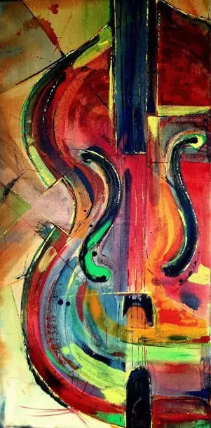CelloPainting by Matthew Sheek