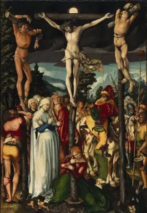 Crucifixion par Hans Baldung Grien (1484-1545)