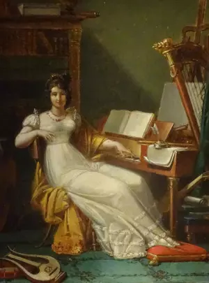 GIROD de VIENNEY - Portrait présumé d'Hélène de Montgeroult (vers 1800) - Musée des Beaux-arts, Tours Joseph Haydn