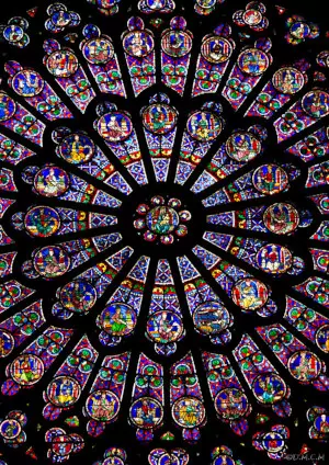 Notre-Dame de Paris - rosace sud
