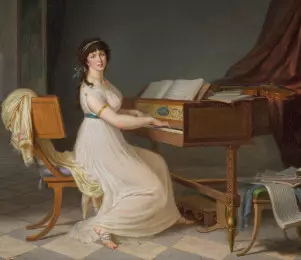 Louis Gauffier(1762-1801)_Portrait of Mrs Elizabeth Billington (1765-1818) Louis Gauffier(1762-1801)_Portrait of Mrs Elizabeth Billington (1765-1818)
