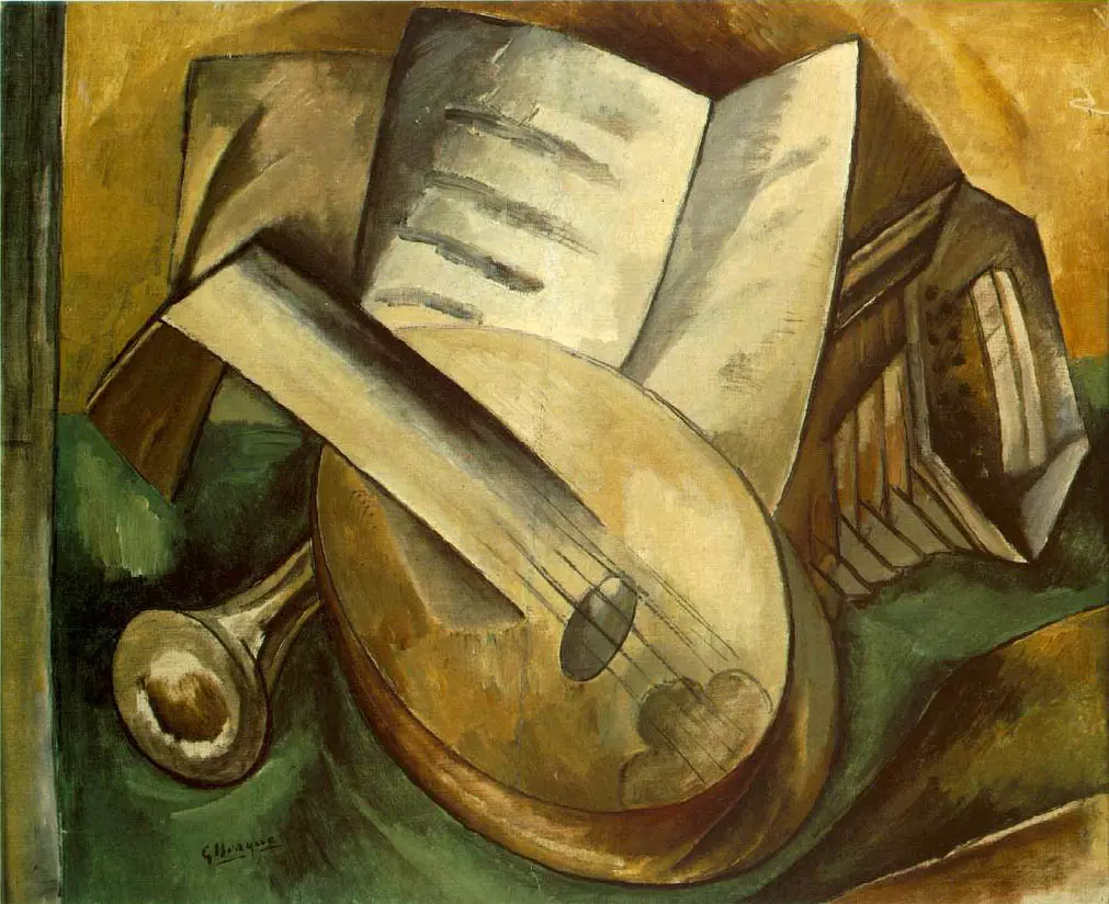 Georges BRAQUE (1882-1963)Instruments de musique (1908)Collection prive, Romilly 7
