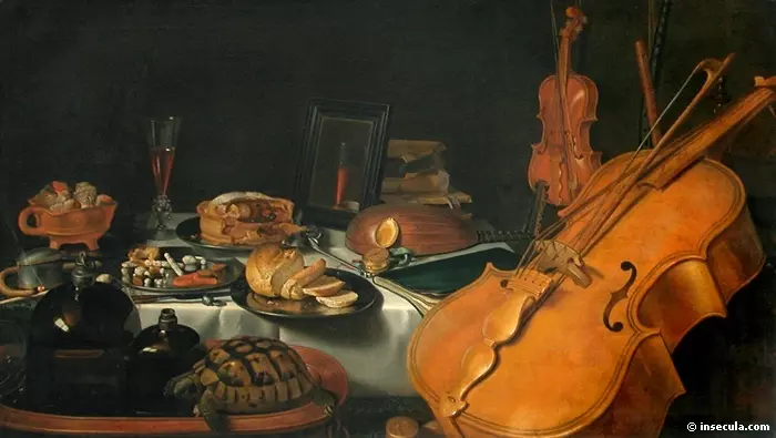 Pieter CLAESZ  
(1597-1661)Nature morte aux instruments de musique (1623)Muse du Louvre, Paris